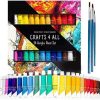 Crafts 4 All Acrylic Paint Set for Kids and Adults - 24 Pack of 12mL Craft Paint