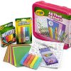 Crayola All That Glitters Art Case Coloring Set, Toys, Gift for Kids Age 5+, Pink