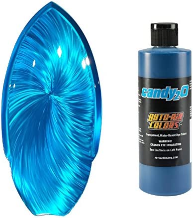 Createx Auto-Air Colors Candy2o Caribe Blue 4657 2oz Waterborne Custom Paints