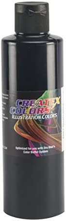 Createx Colors Paint for Airbrush, 8 oz, Illustration Black