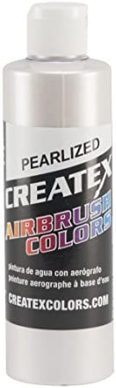 Createx Colors Paint for Airbrush, 8 oz, Pearl White