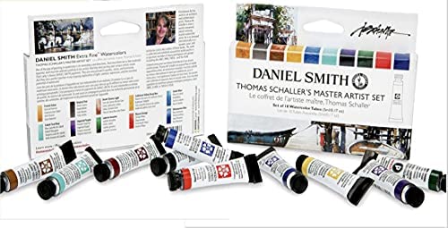 Daniel Smith Extra Fine Watercolor - Thomas Schaller Master Artist, Set of 10, 5 ml,