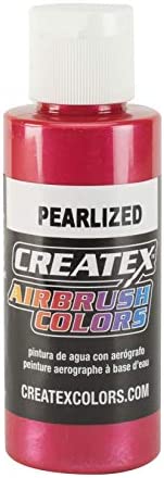Darice Createx Airbrush Colors - 2oz Bottle - Pearlized Red