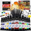 ESRICH Acrylic Painting Set,Professional Painting Supplies with Acrylic Paint,