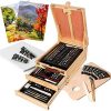 Kuyal 93 Piece Painting Set, Crafts Painting Kit That Contains All The Additional