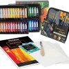 MEEDEN Acrylic Paint Set, 63pcs Acrylic Painting Supplies Kit with 48 x 22ml Acrylic