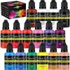 Magicfly Airbrush Paint, 16 Colors Airbrush Paint Set (30 ml/1 oz), Ready to Spray,