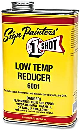 One Shot 6001 Low Temp Enamel Reducer, Quart