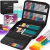 Soucolor 73-Pack Art Supplies for Adults Teens Kids Beginners, Artist Drawing