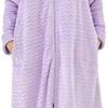Richie House Women's Soft and Warm Fleece Robe with Zipper Size S-XL RHW2856