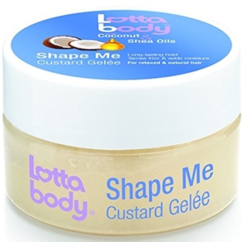LOTTABODY Shape Me Custard Gelee with Coconut & Shea Oils, 7 oz (Pack of 2)