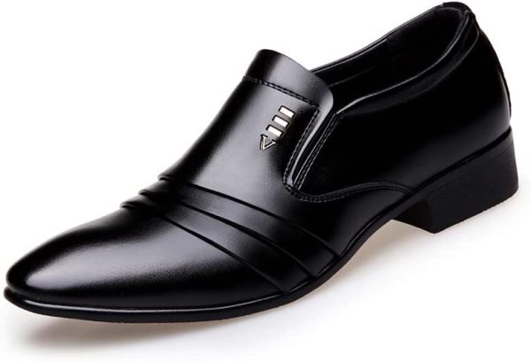 Men’s Dress Shoes Oxfords Uniform Business Slip On Formal Soft Classic Wedding Casual