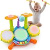 Baby Toys 12-18 Months Kids Drum Set Musical Toys for 1 2 3 4 5 Year Old Birthday