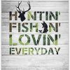 Fishing and Hunting Decor - Hunting Wall Art Decor - Gifts for Hunters & Fisherman -