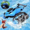 3 in 1 Amphibious Remote Control Car Boat Truck 2.4 GHz Land & Water & Snow Toy 4WD