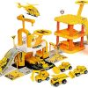 TOY Life Construction Toys Set - Toy Construction Vehicles with Toy Trucks for 3 4 5