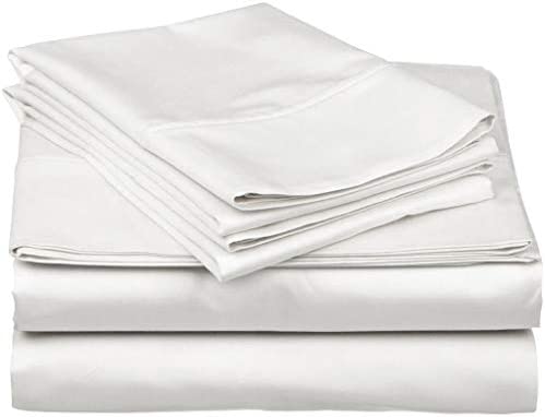 Carressa Linen 600 Thread Count 100% Long Staple Soft Egyptian Cotton Shee tSet, 4
