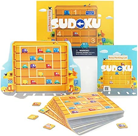 Toi Kids Magnet Sudoku Toys Magnetic Tabletop Desk Toy for Kids Hand-held Smart Board