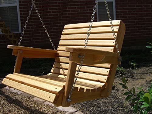 2 Foot Cypress Porch Swing with Unique Adjustable Seating Angle