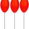 MAKAA 3Pack Fishing Bobbers Popping Cork Float for Redfish Speckled Trout Sheepshead