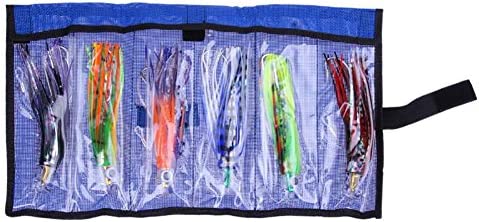 (Set of 6) 6'' Jagged Jet Head Big Game Lures Offshore Pusher Marlin Tuna Dolphin