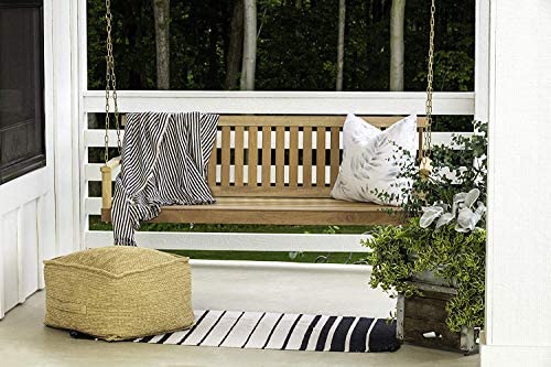 Woodlawn&Home, 800087, Traditional 5-Foot Swing Seat with Chains in Unfinished