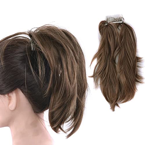 iLUU Daily Use Womens Ponytail Synthetic Hair Extensions Clip in Ponytail For Women