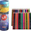 48 Watercolor Pencils by Cyper Top, Professional Colored Pencils for Adults, kids and