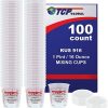 (Full Case of 100 each - Pint (16oz) Paint Mixing Cups) by Custom Shop - Cups have