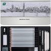 HomeMall Sketch Pencils for Drawing, 29 Pcs Sketching Art Set, Professional Complete