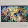 "Praise him with the tambourine and dance" Signed by Artist Jewish Fine Art Canvas